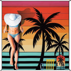 HIHOHO Beach Blanket Waterproof Sandproof Extra Large Beach Mat 79" X by HIHOHO