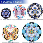 5 Pieces Bowl Covers Reusable, 5 Size Elastic Cloth Bowl Covers - Image 2