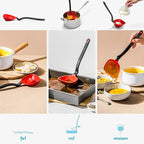 Dreamfarm Fladle Fold-Flat, Space-Saving Serving & Cooking Ladle Measures up to - Image 4