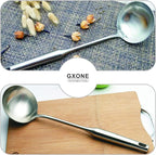 Soup Spoon Ladle, 304 Stainless Steel Cooking Spoon Kitchen Tool - Image 4