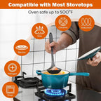 Homikit 1 QT & 2 QT Saucepan Set, Enameled Cast Iron Saucepan - Image 6