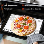 Silicone Baking Pastry Mat, Non-slip Food Grade Dough Rolling Mat - Image 3