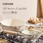 CAROTE 10" Ceramic Frying Pan - Image 5