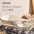 CAROTE 8" Ceramic Frying Pan - Image 5