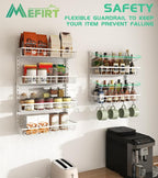 Mefirt Over The Door Pantry Organizer, Wall Mount Spice Rack, Pantry Hanging - Image 4