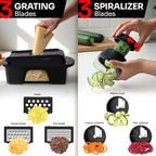 Mueller ULTIMATE 12 Blade Vegetable Chopper, Mandoline Slicer and Spiralizer - Image 5