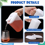 12 Pcs 2 Quart / 0.5 Gallon Plastic Pitchers - Image 3