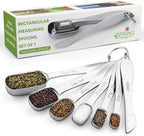 Spring Chef Stainless Steel Measuring Spoons Set of 7 by SpringChef