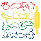 READY 2 LEARN Dough Roller and Cutters | Set of 17 | Dough Tools by Ready2Learn