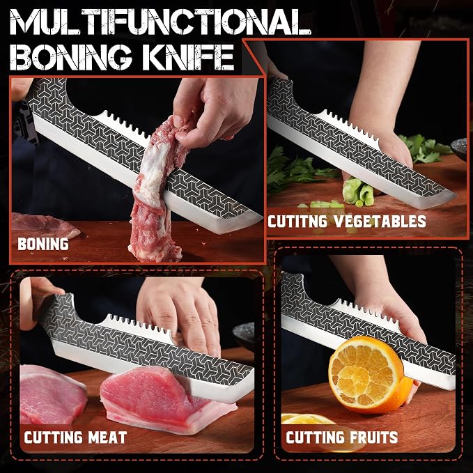 ROCOCO Butcher Meat Cleaver Knife - Image 4