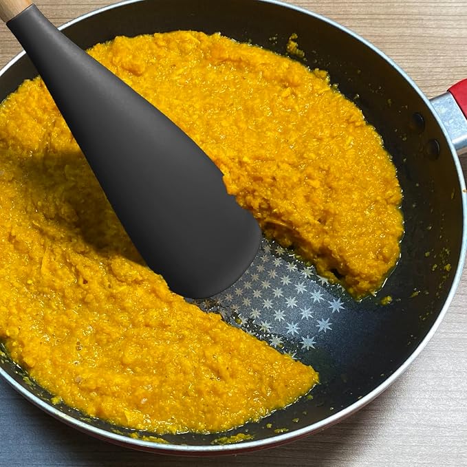 VOVOLY Cooking Spoon for Nonstick Cookingwares, Silicone Spoon Spoon for Mixing - Image 9