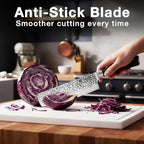 imarku Nakiri Knife, 7 Inch High Carbon Stainless Steel Japanese Chef Knife - Image 9