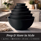 COOK WITH COLOR Mixing Bowls with TPR Lids - Image 3