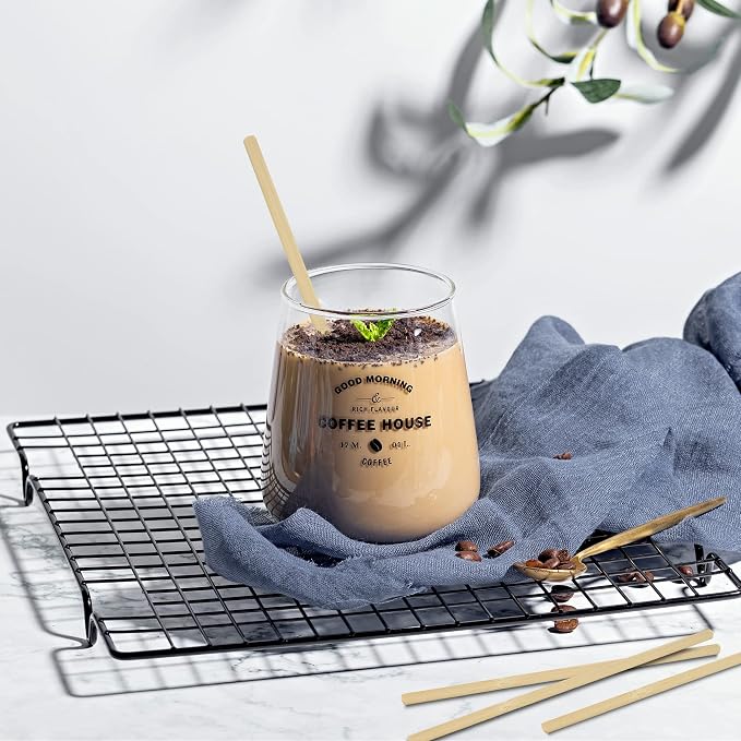 500pcs Bamboo Coffee Stirrers Individually Wrapped, 5.5 Inch Disposable Wood - Image 9