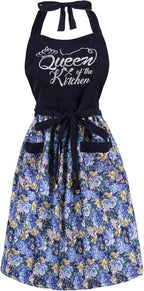 Cute Floral Aprons for Women by HYVOROS