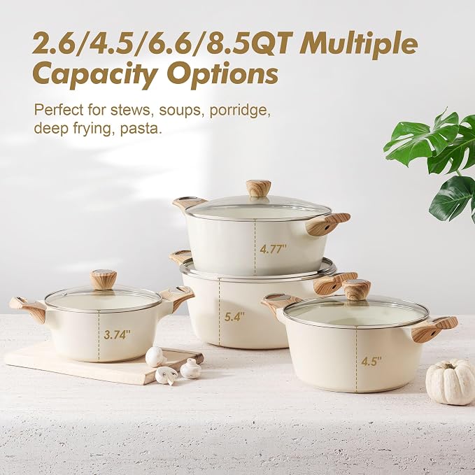 SENSARTE Ceramic Nonstick Stock Pot - Image 3