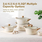 SENSARTE Ceramic Nonstick Stock Pot - Image 3
