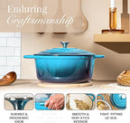 Nuovva Enamelled Cast Iron Dutch Oven Pot - Image 6