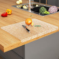 JJL Acrylic Cutting Board with Counter Lip, 16 x 12.5 Inches, and Vegetables by Unknown