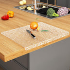 JJL Acrylic Cutting Board with Counter Lip, 16 x 12.5 Inches, and Vegetables by Unknown