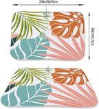 Summer Palm Leaf Dish Drying Mat 18 x 24 inch - Image 2