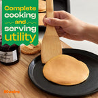 Riveira Bamboo Cooking Spoons 6-Piece – Wooden Cooking Utensils Set - Image 3