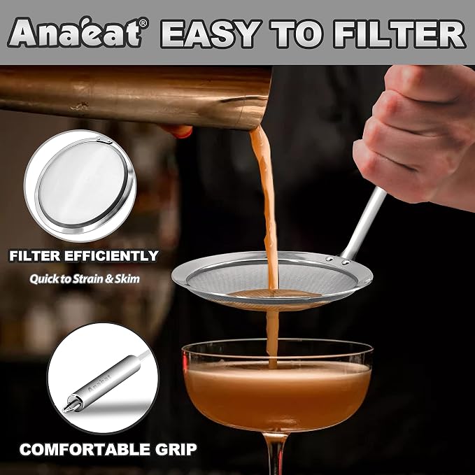 Anaeat 5.5" Stainless Steel Fat Skimmer Spoon - Image 7