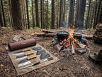 9 PCS Butcher Viking Camping Knife Set, 6.5" Viking Knife, 3 Knife Sheath - Image 9