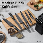 E-far Knife Set, 15-Piece Kitchen Knife Block Set - Image 5