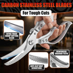 Stainless Steel Poultry Shears – Heavy Duty Kitchen Shears - Image 4