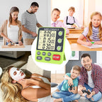 Digital Dual Kitchen Timer, 3 Channels Countdown Triple Timer - Image 7
