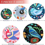 5 Pieces Bowl Covers Reusable, 5 Size Elastic Cloth Bowl Covers - Image 2
