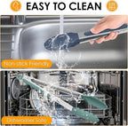 HOTEC Premium Stainless Steel Locking Kitchen Tongs - Image 4
