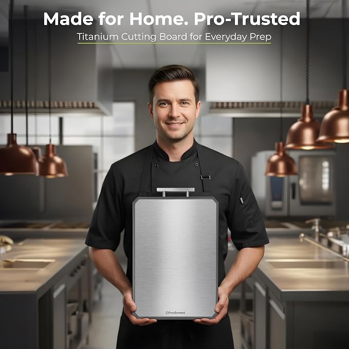 Freshware Titanium Cutting Board - Image 9