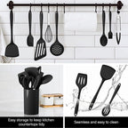 HaWare 11 PCS Silicone Cooking Utensils Set, Heat Resistant Kitchen Utensils - Image 7