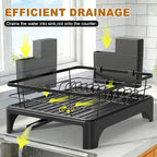 Dish Drying Rack for Kitchen Counter, Dish Rack, Dish Drainer for Kitchen - Image 4
