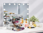 Sorbus Acrylic Makeup Organizer Set, 6-Drawer Vanity & Countertop Cosmetic - Image 2