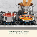 Cuisinart 7-Piece Stainless Steel Pots and Pans Set, Cookware Set Compatible - Image 4