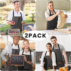 BeLuyi 2 Pack Adjustable Bib Apron - Image 7