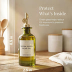 Verspace UV-Protected Green Glass Olive Oil Dispenser Bottles - Image 3