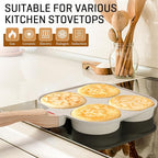 MyLifeUNIT Egg Frying Pan, 4-Cup Egg Pan Nonstick, Fried Egg Pan Skillet - Image 3