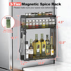 Docnest 3 Tier Magnetic Spice Rack - Image 2