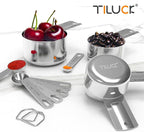 TILUCK Stainless Steel Measuring Cups & Spoons Set, Coffee Scoop Spoon - Image 6