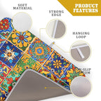 Mexican Tiles Dish Drying Mat for Kitchen Counter Absorbent Microfiber Dish - Image 4