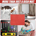 Hushee 2 Pack Extra Large Dish Drying Mat Microfiber Absorbent Dish Drying Pad - Image 6