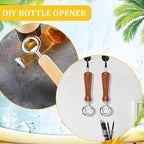 15 PCS Metal Bottle Opener Kit Bulk Stainless Blank Bottle Openers Inserts - Image 3