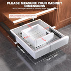 Seinloes 2 Pack Pull Out Cabinet Organizer Expandable Width and Depth, Slide - Image 6