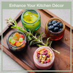 4 oz Decorative Mini Glass Jars - Image 2