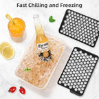 WIBIMEN Mini Ice Cube Trays, 0.55” Tiny Pebble Ice - Image 3