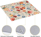 Mandala Flowers Dish Drying Mat 16x18 Inch, Microfiber Absorbent Fast Dry Mat - Image 3